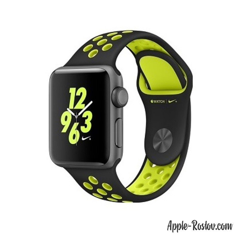 Apple Watch NIKE+ 38 mm space gray/black - green