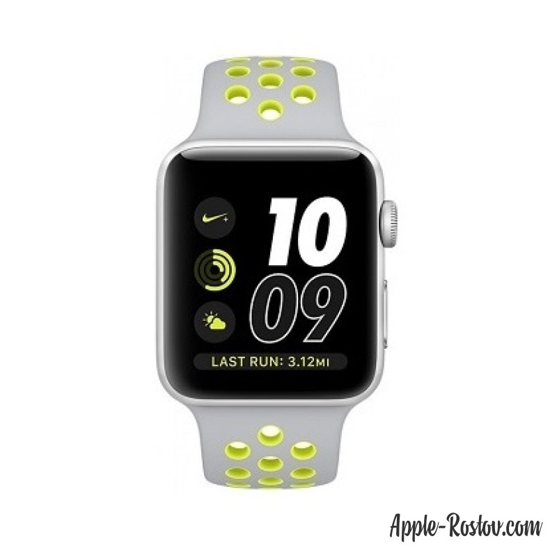 Apple Watch NIKE+ 42 mm silver/silver - green Apple Watch NIKE+ 42 mm silver/silver - green