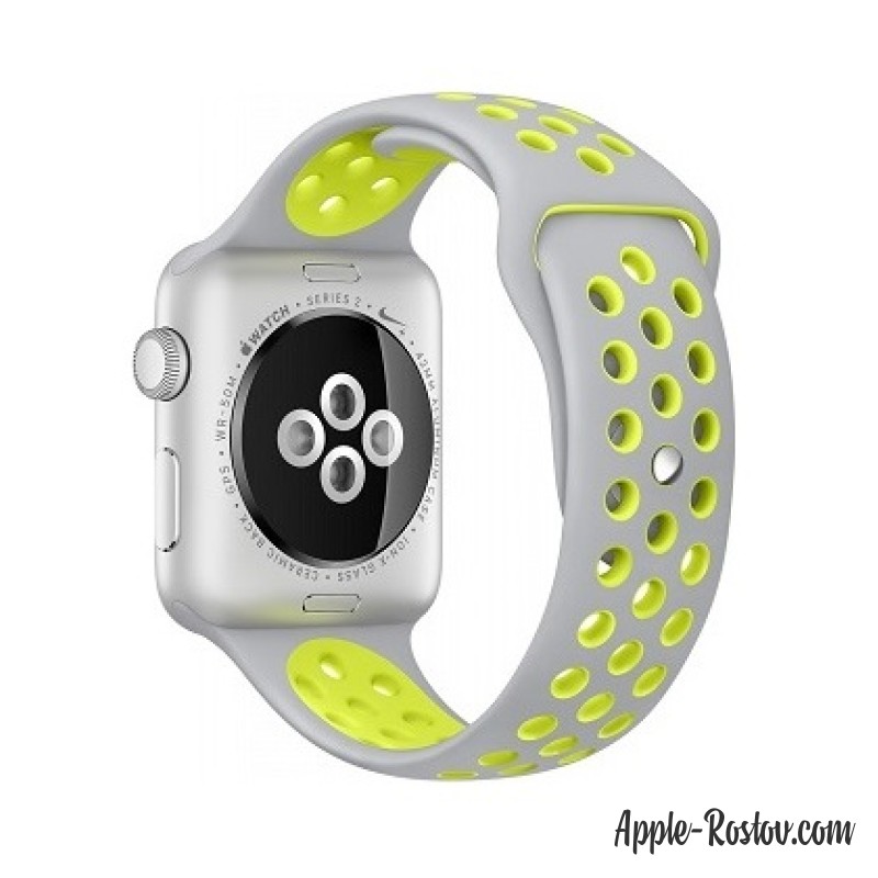 Apple Watch NIKE+ 42 mm silver/silver - green Apple Watch NIKE+ 42 mm silver/silver - green