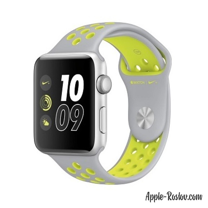 Apple Watch NIKE+ 42 mm silver/silver - green Apple Watch NIKE+ 42 mm silver/silver - green