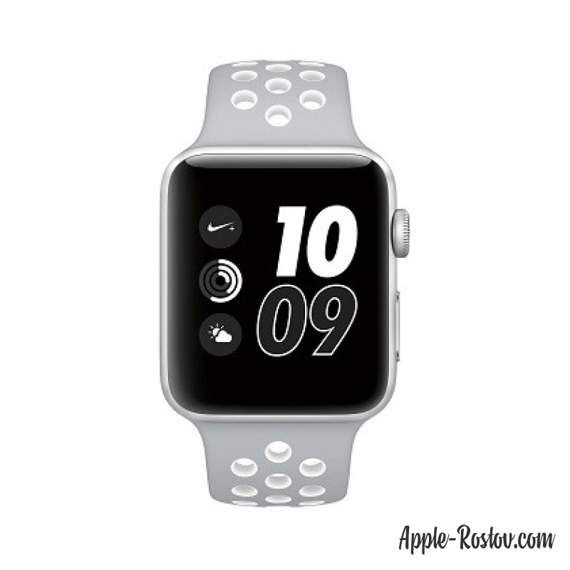 Apple Watch NIKE+ 42 mm silver/silver - white Apple Watch NIKE+ 42 mm silver/silver - white
