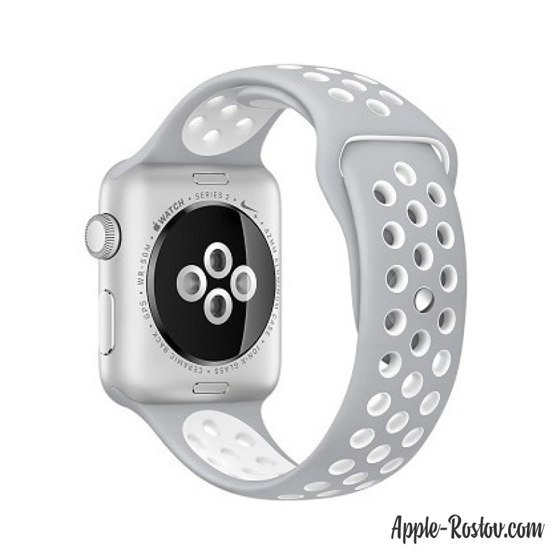Apple Watch NIKE+ 42 mm silver/silver - white Apple Watch NIKE+ 42 mm silver/silver - white