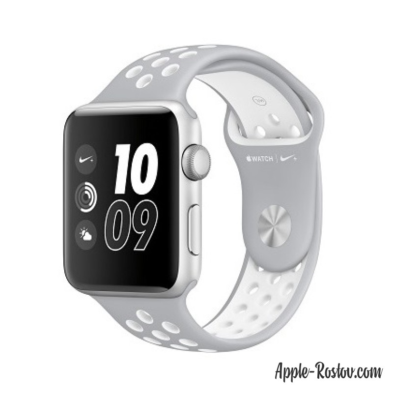 Apple Watch NIKE+ 42 mm silver/silver - white Apple Watch NIKE+ 42 mm silver/silver - white