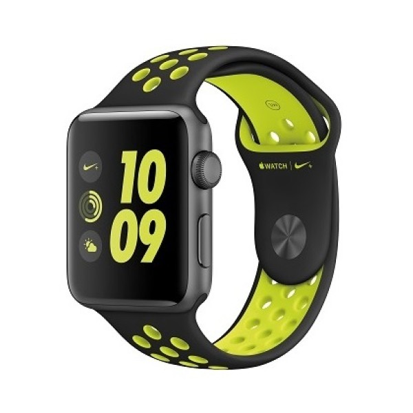 Apple Watch NIKE+ 42 mm space gray/black - green